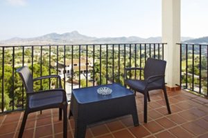 Las Lomas Village view from private balcony - buy-to-let investment Spain