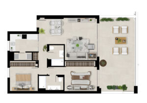 Marbella Lake apartments Nueva Andalucia apartment plan PRIMERA