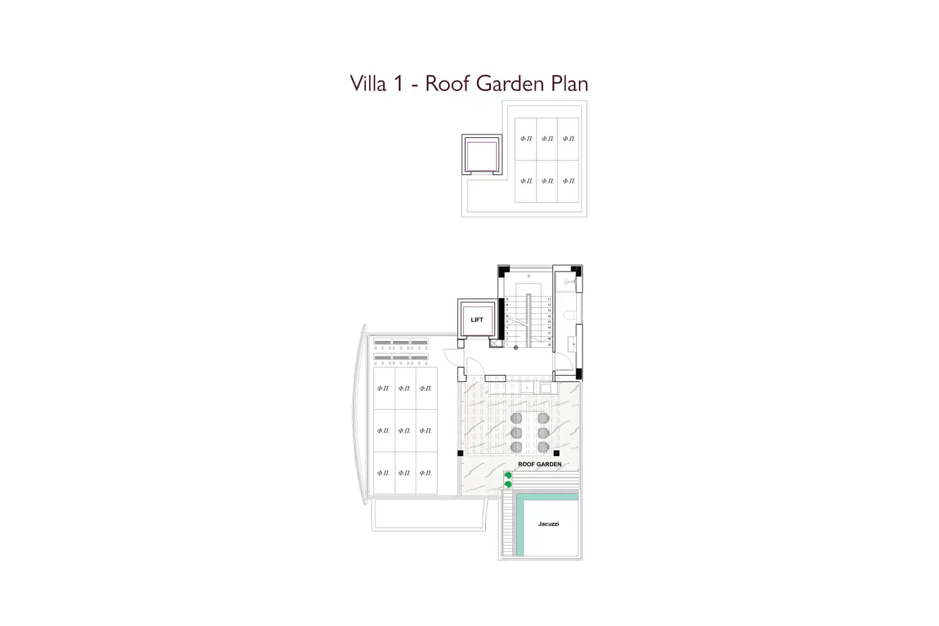 Roof Garden Plan